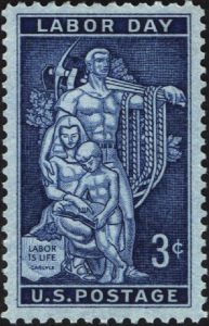 US Labor Day Postage Stamp, 1956 